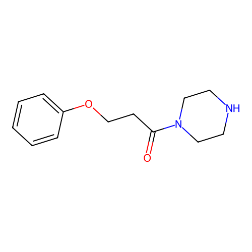 3-Phenoxy-1-(piperazin-1-yl)propan-1-one structure