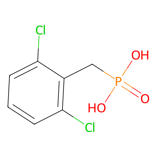 2,6-Dichlorobenzylphosphonic acid structure