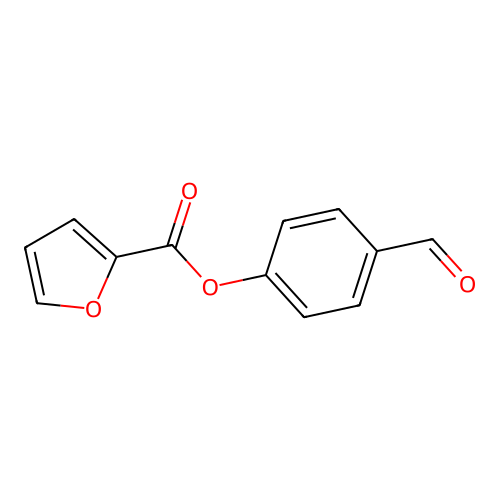 4-Formylphenyl 2-furoate structure