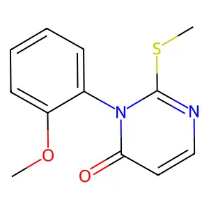 4(3H)-Pyrimidinone, 3-(2-methoxyphenyl)-2-(methylthio)- structure