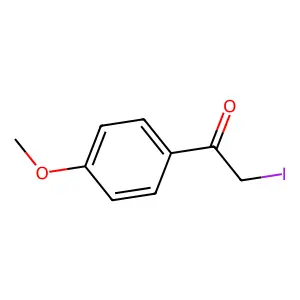 Ethanone, 2-iodo-1-(4-methoxyphenyl)- structure