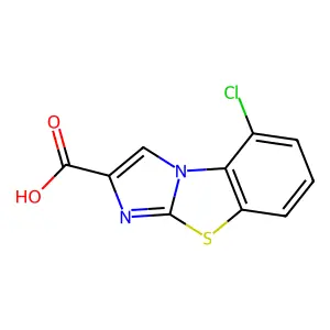 Imidazo(2,1-b)benzothiazole-2-carboxylic acid, 5-chloro- structure