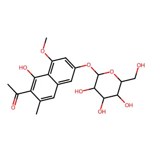 Tinnevellin glucoside structure