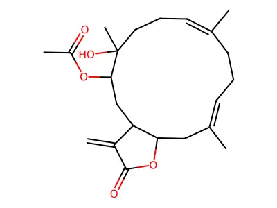 ISOCRASSIN ACETATE structure