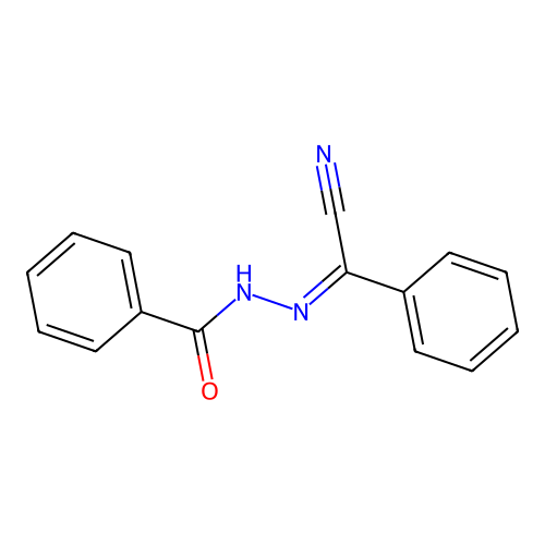 N-benzamidobenzenecarboximidoyl cyanide structure