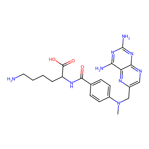 Lysine-methotrexate structure