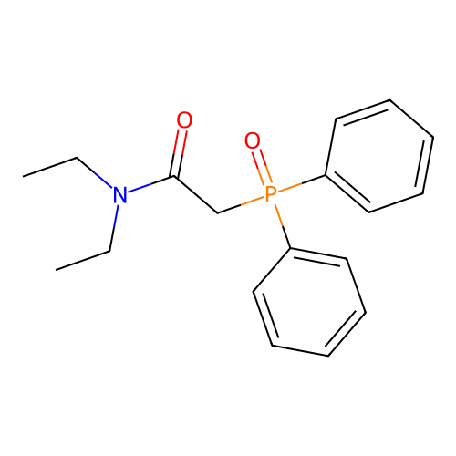 Acetamide, 2-(diphenylphosphinyl)-N,N-diethyl- structure