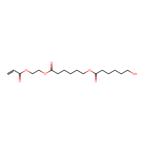 [6-Oxo-6-(2-prop-2-enoyloxyethoxy)hexyl] 6-hydroxyhexanoate structure