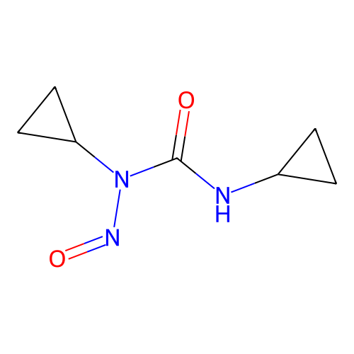 1,3-Dicyclopropyl-1-nitrosourea structure