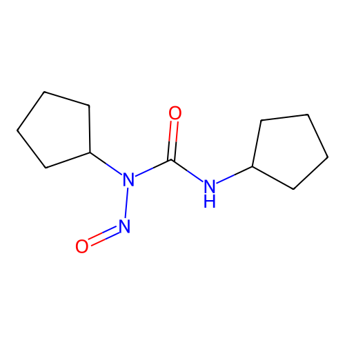 1,3-Dicyclopentyl-1-nitrosourea structure