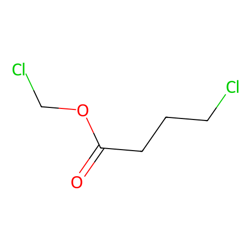 Chloromethyl 4-chlorobutanoate structure