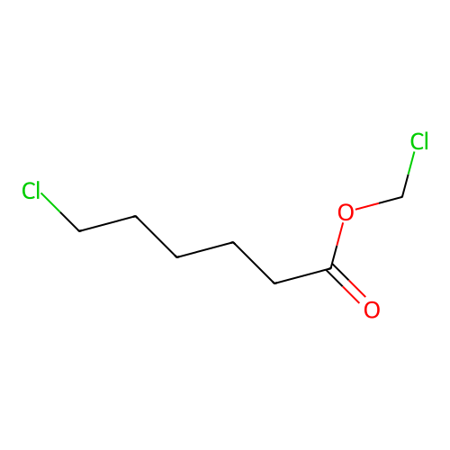 Chloromethyl 6-chlorohexanoate structure