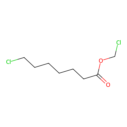 Chloromethyl 7-chloroheptanoate structure
