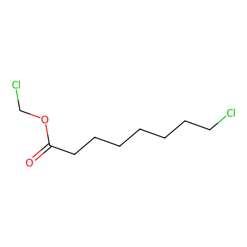 Chloromethyl 8-chloro-octanoate structure