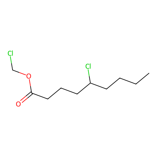 Chloromethyl 5-chlorononanoate structure