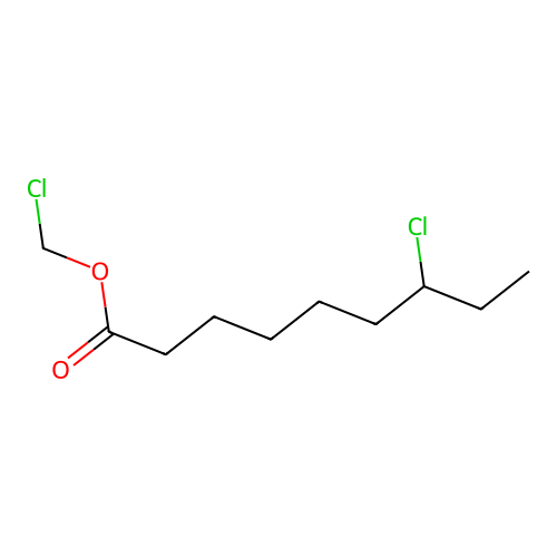 Chloromethyl 7-chlorononanoate structure