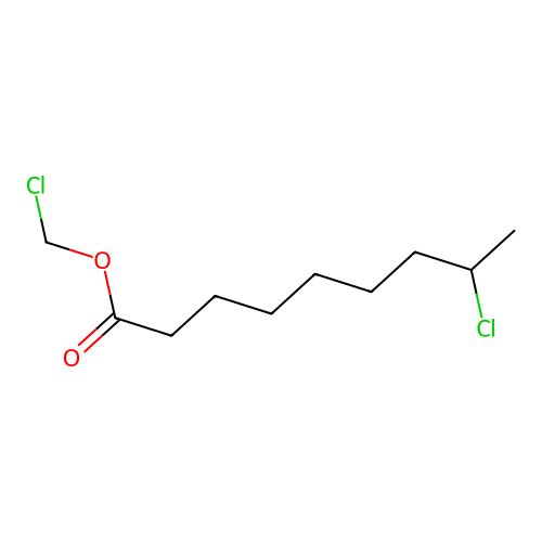 Chloromethyl 8-chlorononanoate structure