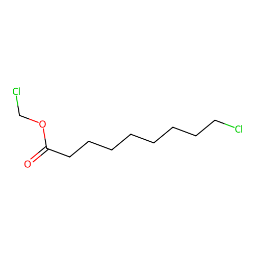 Chloromethyl 9-chlorononanoate structure