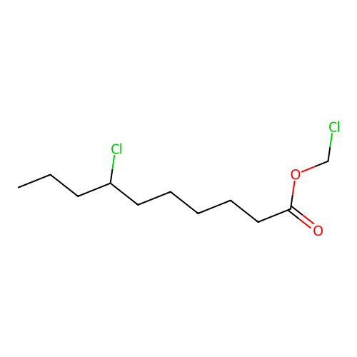 Chloromethyl 7-chlorodecanoate structure