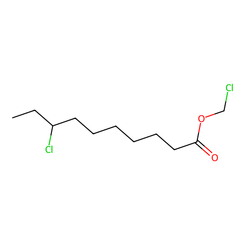 Chloromethyl 8-chlorodecanoate structure
