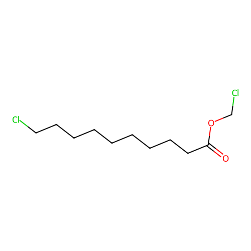 Chloromethyl 10-chlorodecanoate structure