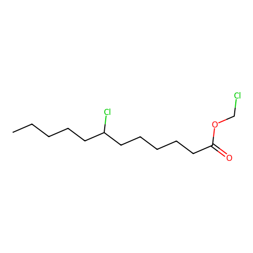 Chloromethyl 7-chlorododecanoate structure