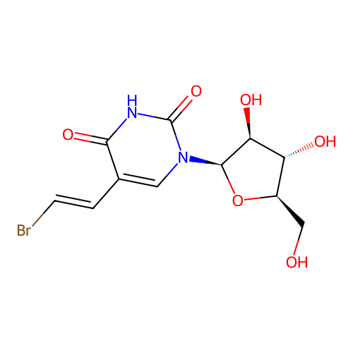Sorivudine structure