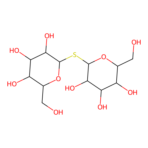 Thiodigalactoside structure