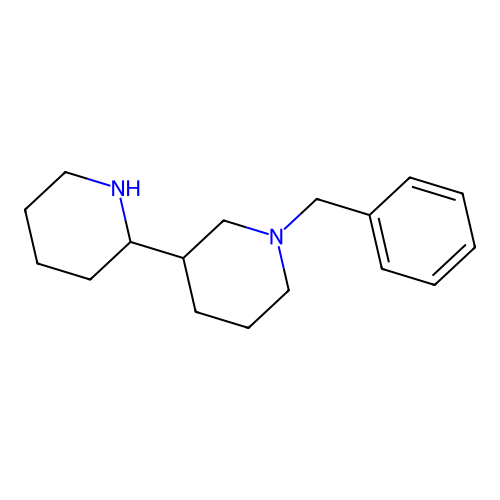 1'-Benzyl-2,3'-bipiperidine structure