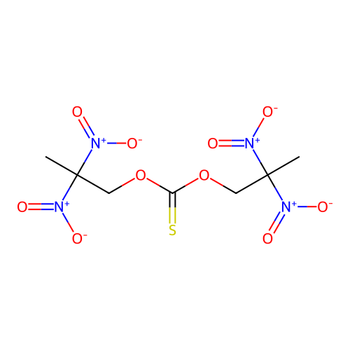 Bis(dinitropropyl)thiocarbonate structure