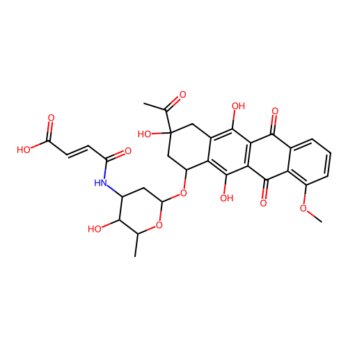 N-Maleyldaunomycin structure