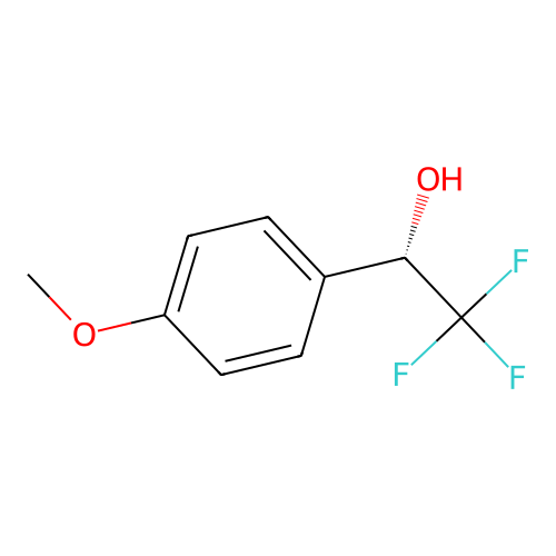 (1S)-2,2,2-trifluoro-1-(4-methoxyphenyl)ethan-1-ol structure