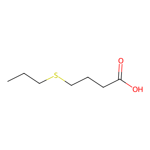 4-(Propylsulfanyl)butanoic acid structure