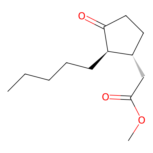 Methyl dihydrojasmonate, trans-(-)- structure