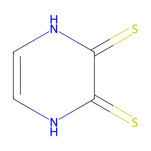 1,4-Dihydropyrazine-2,3-dithione structure