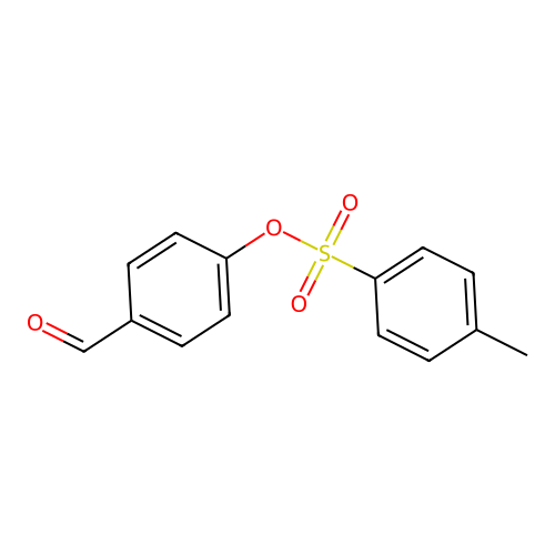 4-(((4-Methylphenyl)sulfonyl)oxy)benzaldehyde structure