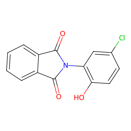2-(5-chloro-2-hydroxyphenyl)-1H-isoindole-1,3(2H)-dione structure