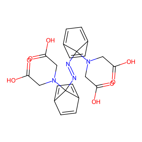 4,4'-Bis(alpha-iminodiacetic acid)azotoluene structure