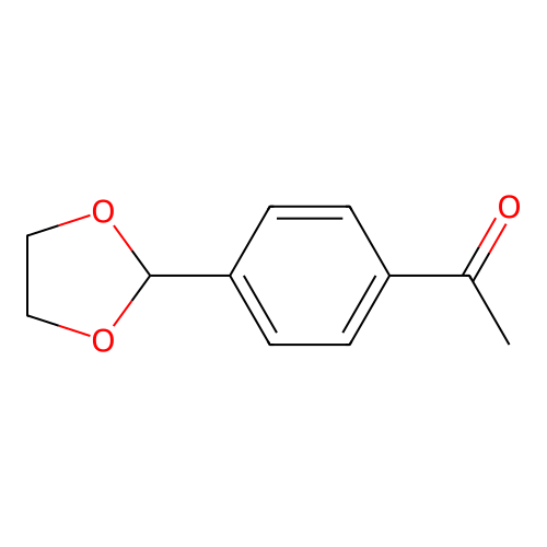 2-(4-Acetylphenyl)-1,3-dioxolane structure