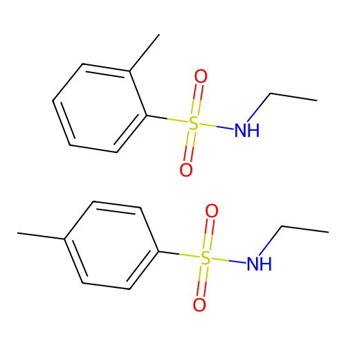 Benzenesulfonamide, N-ethyl-ar-methyl- structure