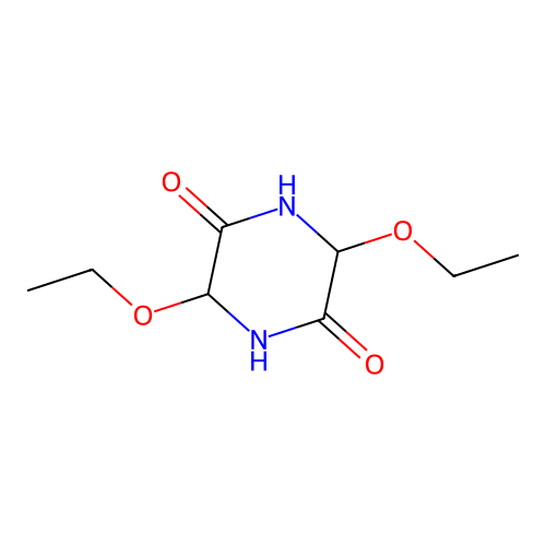 3,6-Diethoxypiperazine-2,5-dione structure