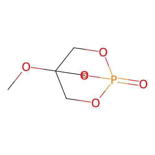 2,6,7-Trioxa-1-phosphabicyclo(2.2.2)octane, 4-methoxy-, 1-oxide structure