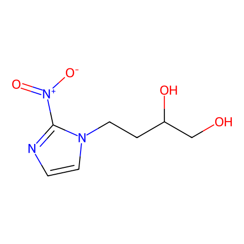4-(2-Nitroimidazol-1-yl)butane-1,2-diol structure