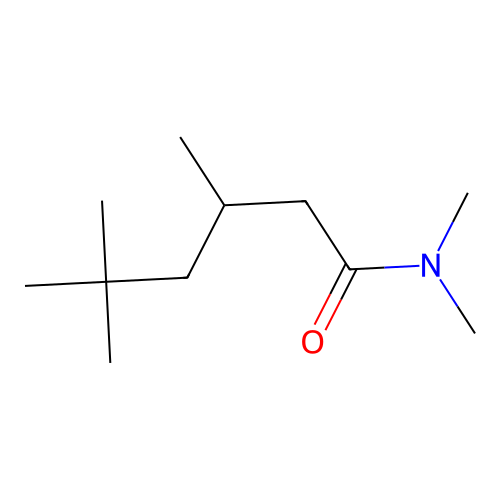N,N,3,5,5-Pentamethylhexanamide structure