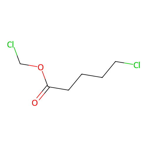Chloromethyl 5-chloropentanoate structure