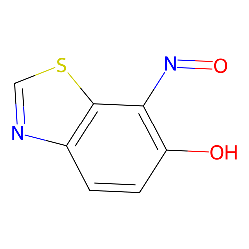 7-Nitroso-1,3-benzothiazol-6-ol structure