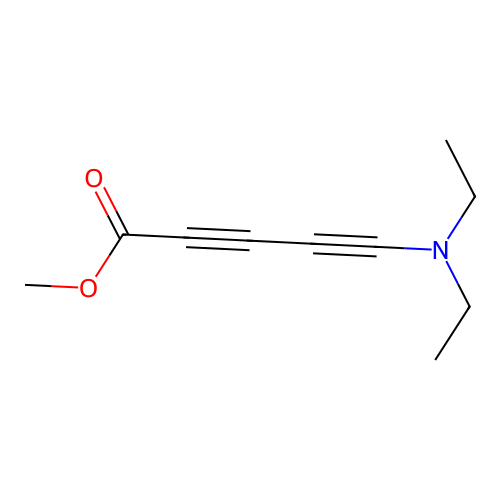 2,4-Pentadiynoic acid, 5-(diethylamino)-, methyl ester structure