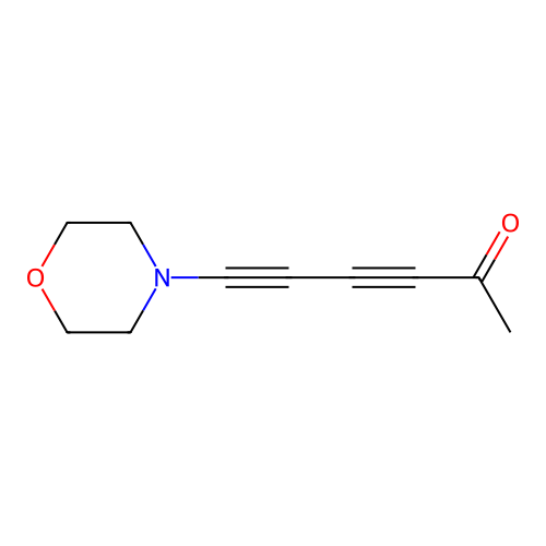 6-Morpholin-4-ylhexa-3,5-diyn-2-one structure
