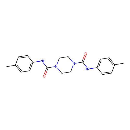 N-(4-Methylphenyl)(4-(N-(4-methylphenyl)carbamoyl)piperazinyl)formamide structure