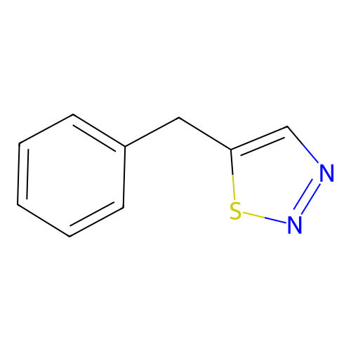 5-Benzylthiadiazole structure